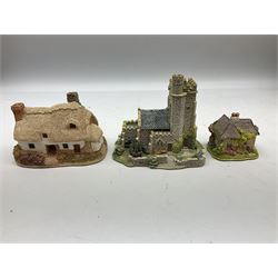 Eight Lilliput Lane models from the 'British Collection' to include six boxed and two loose examples, including 'Kenmore Cottage' and 'Hopcroft Cottage', some with deeds