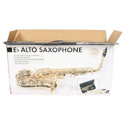 Volt Voggenreiter alto saxophone, contained within hard fitted carrycase and original box