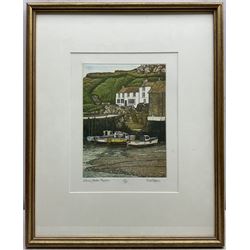 Megan Whittell (British 20th Century): 'Low Tide Morston Quay Norfolk', pastel signed, titled verso 23cm x 32cm; C S Knight 'View of Whitby', watercolour signed, titled and dated '97 verso 28cm x 39cm; together with a collection of coastal prints including Brian Littlewood and Mark Spain variously signed, titled and numbered max 28cm x 35cm (5)