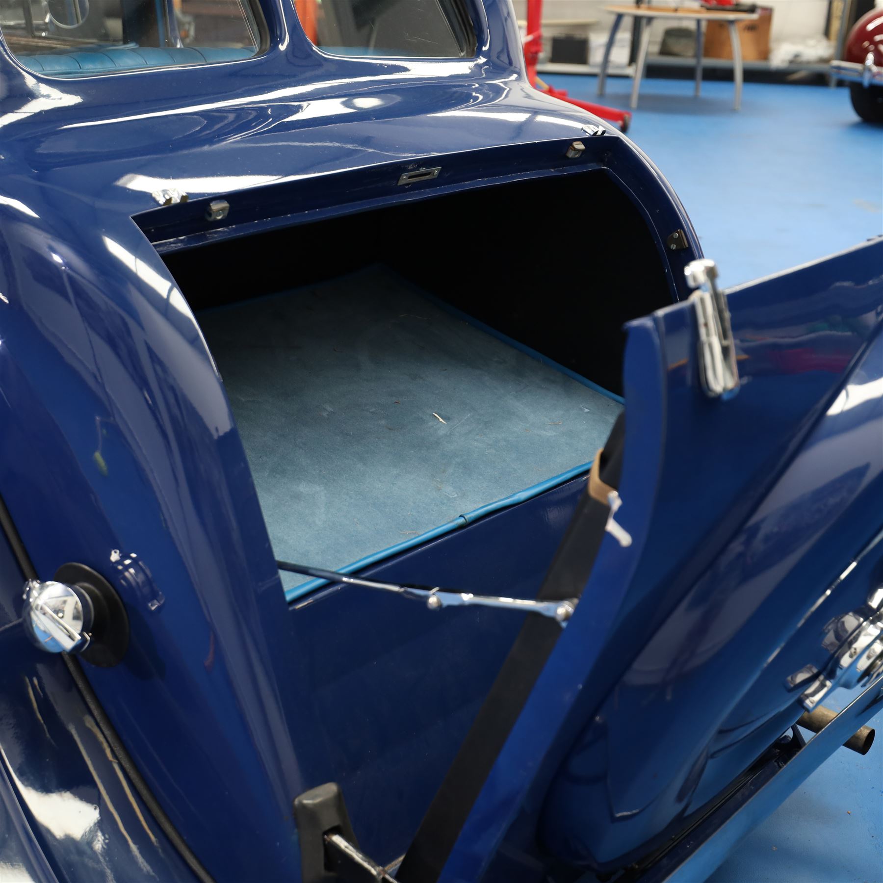 1939 MG SA Saloon

Registration: GRB 988
Chassis number: SA2983
Engine number: QPHG3242 (original engine)
Engine: 2,322cc six-cylinder petrol
Transmission: Manual
Odometer reading: 71,873 miles
Seating: Five
Colour: Two-tone blue
Former keepers: 6/7 recorded
V5C: Present
Keys: One

A 1939 MG SA Saloon, finished in an attractive two-tone blue colour scheme and retaining its original UK registration, GRB 988.

Introduced in 1936, the MG SA was the marque's prestigious sporting saloon, combining elegant coachwork with refined six-cylinder performance and luxurious accommodation. This example retains its original 2,322cc engine, numbered QPHG3242, and displays 71,873 miles on the odometer, although this mileage has not been independently verified.

The car is understood to have undergone an extensive rebuild and restoration between 2010 and 2015 and is today presented in showroom condition throughout. The coachwork has an excellent finish, complemented by outstanding chrome brightwork, wire wheels, a rear-mounted spare wheel, folding rear luggage rack and a desirable folding canvas sunroof. The engine bay is immaculately detailed, while the underside, chassis and suspension all reflect the high standard of restoration undertaken. A stainless-steel exhaust system has also been fitted.

The luxurious cabin features beautifully finished inlaid wood veneer, leather seating and period instrumentation, all presenting to an exceptionally high standard.

A particularly appealing aspect of this MG SA is its documented participation in the 1952 Daily Express National Motor Rally. Accompanying the vehicle are the original official rally programme together with period photographs showing the car competing in the event displaying entrant number 36. The programme lists entrant No. 36 in Class D.2 as an MG 2322cc, providing excellent documented provenance linking this car to one of Britain's best-known post-war motoring events, held between 12th and 15th November 1952.

Combining documented provenance with exceptional cosmetic presentation, this MG SA represents a rare opportunity to acquire one of MG's flagship pre-war sporting saloons.

At the time of cataloguing the vehicle started and ran well.

Features

• Original 2,322cc six-cylinder engine
• Manual transmission
• Original UK registration
• Two-tone blue coachwork
• Folding canvas sunroof
• Leather interior
• Inlaid wood veneer dashboard and trim
• Wire wheels
• Rear-mounted spare wheel
• Folding rear luggage rack
• Twin carburettors
• Stainless-steel exhaust system
• Extensive rebuild and restoration completed between 2010 and 2015

History and Documentation

• Approximately six to seven former keepers recorded
• Original engine (No. QPHG3242)
• Chassis No. SA2983
• Original UK registration
• Extensive rebuild and restoration completed between 2010 and 2015
• Original 1952 Daily Express National Motor Rally programme
• Period photographs showing the vehicle competing as Entrant No. 36
• V5C registration document not present
• One key

Condition

Presented in exceptional showroom condition, this MG SA has clearly benefited from a high-quality restoration completed to an impressive standard. The paintwork, chrome, interior, engine compartment and underside are all exceptionally well presented, reflecting the considerable work undertaken.

The vehicle started and ran well at the time of cataloguing. It has not been subjected to a full mechanical inspection by the auctioneers, and prospective purchasers should satisfy themselves as to the vehicle's condition, originality, mileage, specification and roadworthiness prior to bidding.

This vehicle forms part of the Estate of the late John Sills and is offered for sale by the Executors, providing a genuine reason for sale.