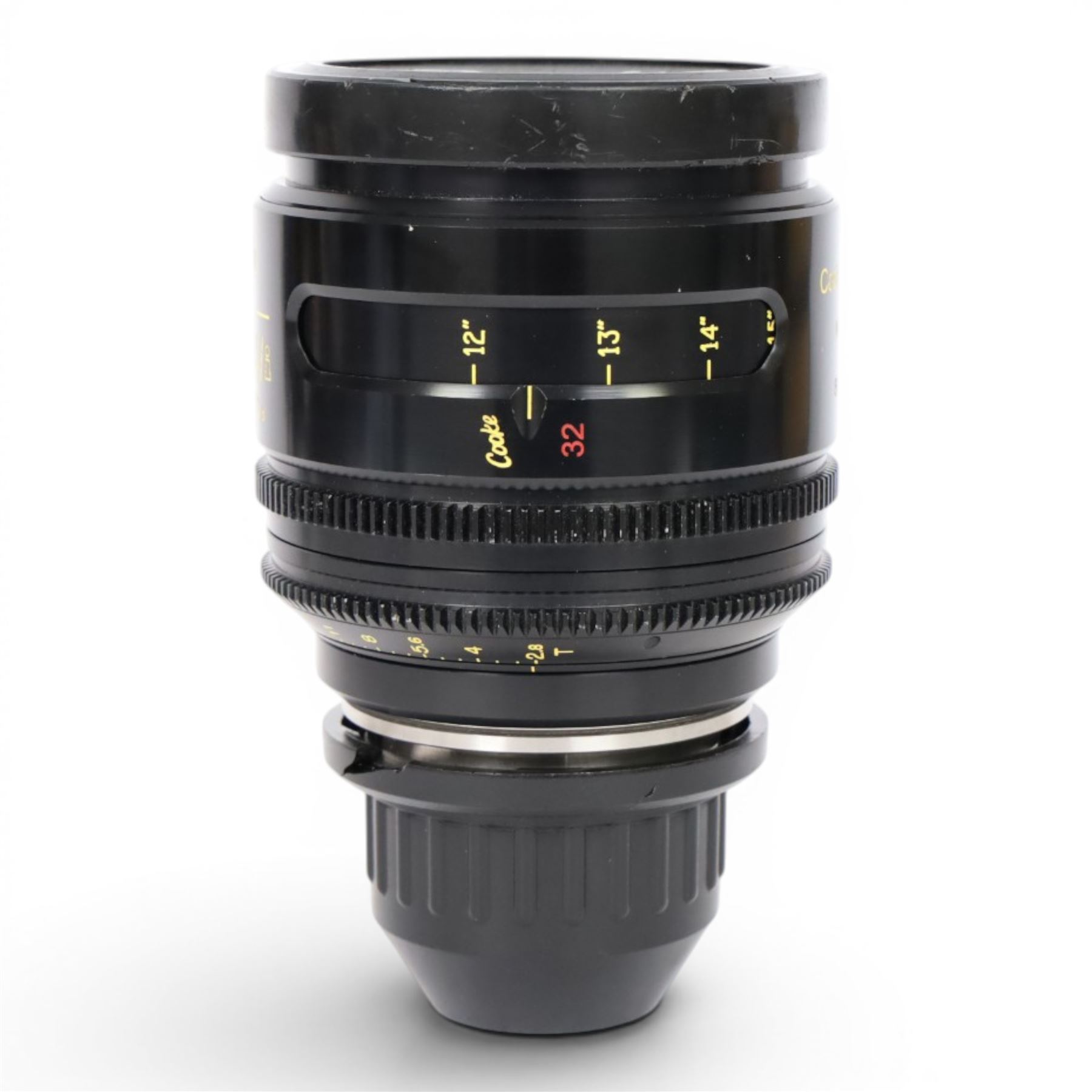 Cooke Mini S4/i 32mm T2.8 prime lens with PL mount, serial no. 8032-0714, with front and back lens caps