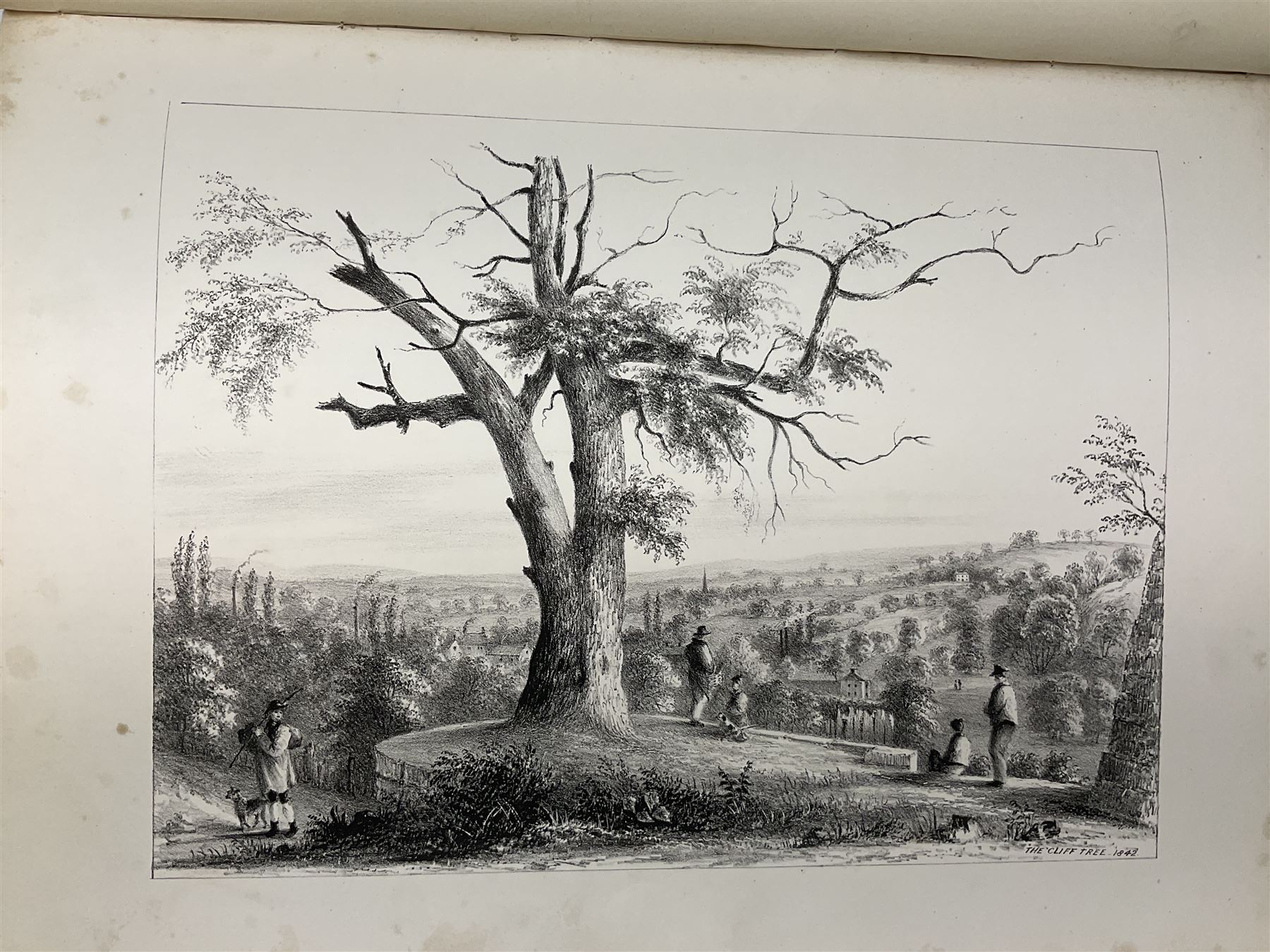 Kilby Rev. Thomas: Scenery in the Vicinity of Wakefield 1843, illustrated with engraves plates, decorative green cloth/ gilt binding with all edges gilt