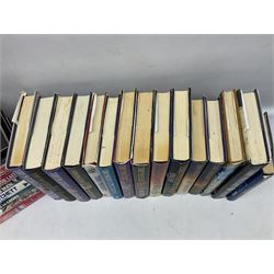 Collection of twenty-three hardback Terry Pratchett books, comprising approximately eighteen first editions including The Fifth Elephant signed & inscribed by Pratchett, all with dustjackets