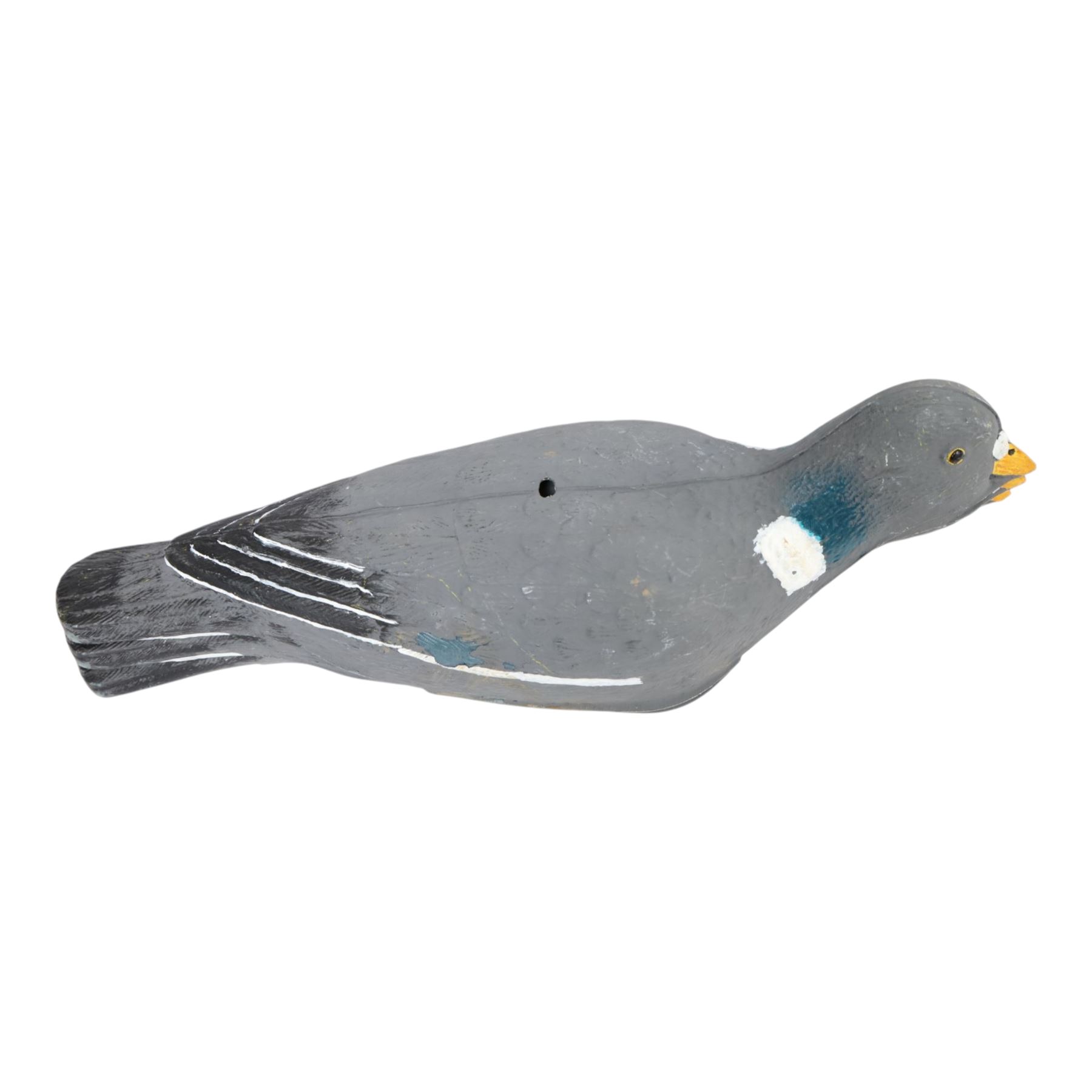 Camouflage bag filled with camouflage netting and Pigeon decoys