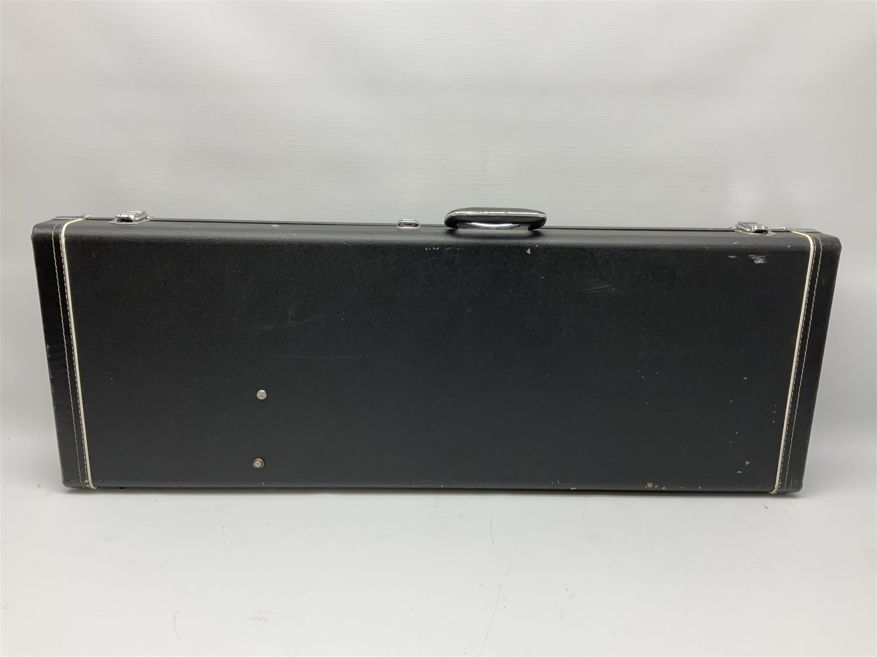 Burns Club Series Marquee electric guitar in fiesta red with maple fretboard; serial no.2002491 L100cm; in hard case with GuitarKes service and set-up certificate dated January 2022