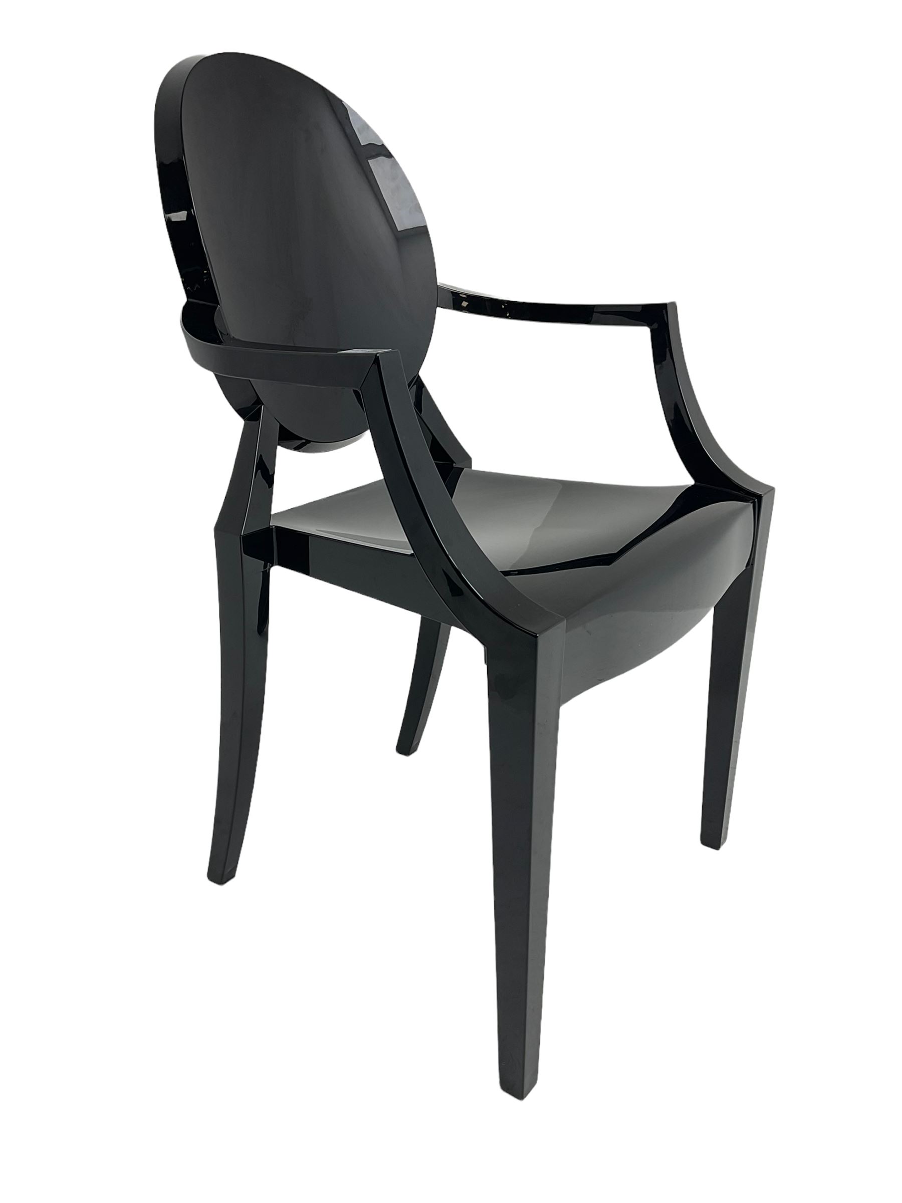 Philippe Starck for Kartell - 'Louis Ghost' chair, in black