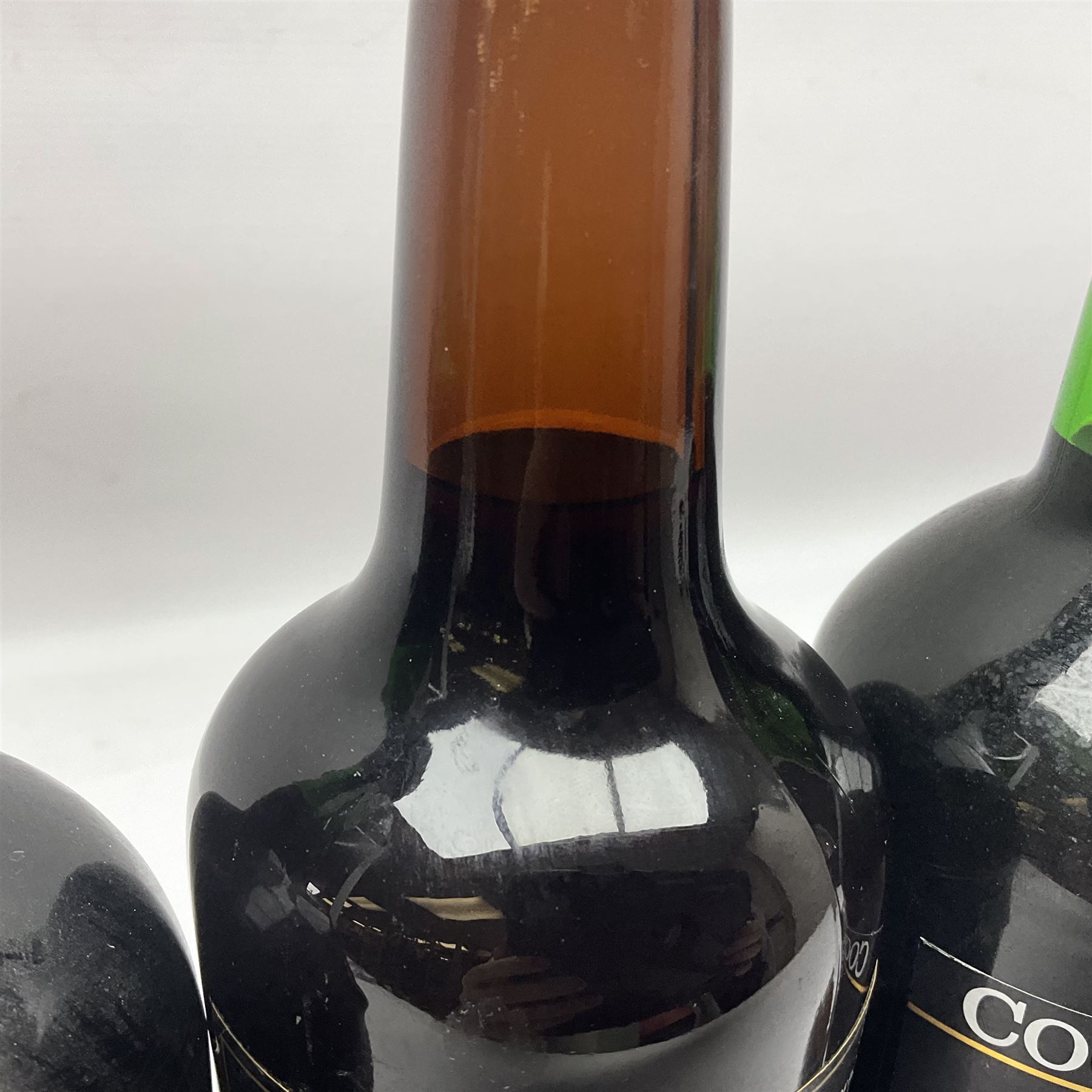 Delaforce, 10 year old, tawny port, Cockburn's special reserve port and Gilbey Triple Crown port, various contents and port (3)