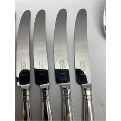Butler cutlery in Kings pattern, to include six place settings, etc