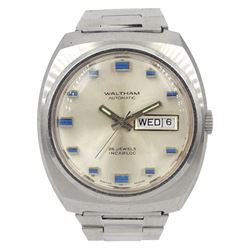 Waltham gentleman's stainless steel 25 j