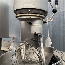 Hobart H401 40qt 3 phase commercial mixer, with whisks, bowl and accessories - THIS LOT IS TO BE COLLECTED BY APPOINTMENT FROM DUGGLEBY STORAGE, GREAT HILL, EASTFIELD, SCARBOROUGH, YO11 3TX