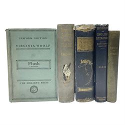 Woolf Virginia: Flush A Biography. Hogarth Press 1933 New Edition with dustjacket; Munroe Kirk: Through Swamp and Glade. 1897 First Edition; Kirby Mary & Elizabeth: Beautiful Birds in Far Off Lands. 1873. Colour plates; and two other books (5)