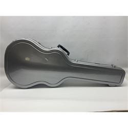 Juan Montes Rodriguez Spanish Flamenco acoustic guitar model R6; bears label dated 2020; in metallic finish fitted hard carrying case