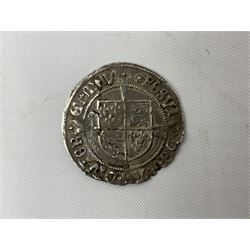 Henry VIII hammered silver groat coin 