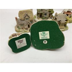 Twenty Lilliput Lanes, including The Chocolate House, Chiltern Mill, Blaise Hamlet, St Kevin Church, some with deeds and original boxes