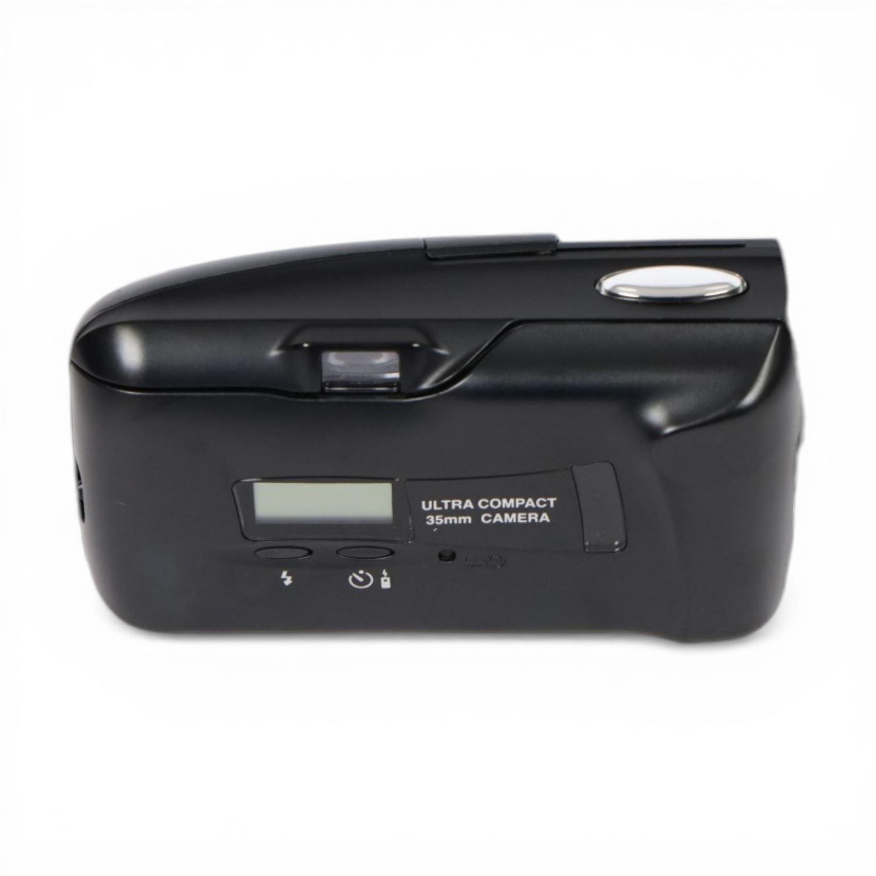 Olympus MJU II all weather 35mm compact camera serial no. 7885533, in soft shell case