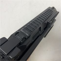 Gamo MP-9 .177 cal. semi-auto blowback pellet/BB CO2 gun, serial no.14J39179, L30cm; on original box with accessories and paperwork  NB: AGE RESTRICTIONS APPLY TO THE PURCHASE OF AIR WEAPONS.