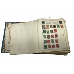 The Triumph stamp album, containing Great British and World stamps including Belgium, Canada, France etc