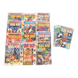 Twenty Marvel Silver Age 'The Invincible Iron Man' comic books, spanning years 1969-1970, ...