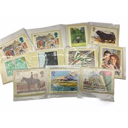 Mostly Great British stamps including various Benham covers, PHQ cards etc, loose and in albums, in one box
