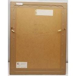 Bobbie Simmons (British late 20th century): 'Water Lily', watercolour signed, titled with label verso 42cm x 29cm