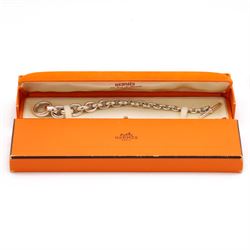 Hermès Crescendo silver bracelet, boxed