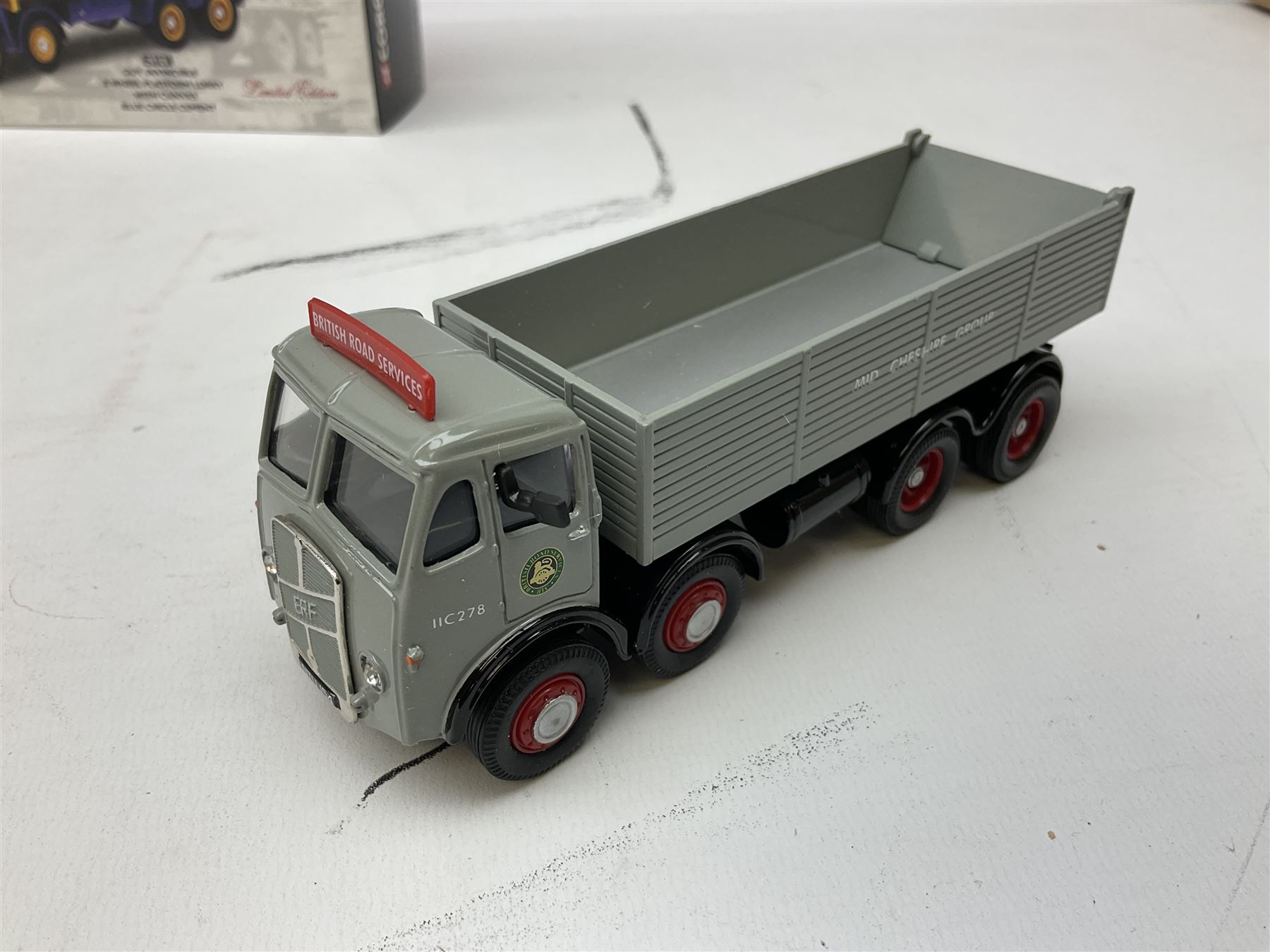 Corgi - nine die-cast commercial vehicles comprising four Building Britain Series 14401, 14501, 13905 and 24502; London Brick Company 26401; three Guy lorries 29001, 29101 & 29401; and BRS Tipper 10201; most limited editions; all boxed (9)