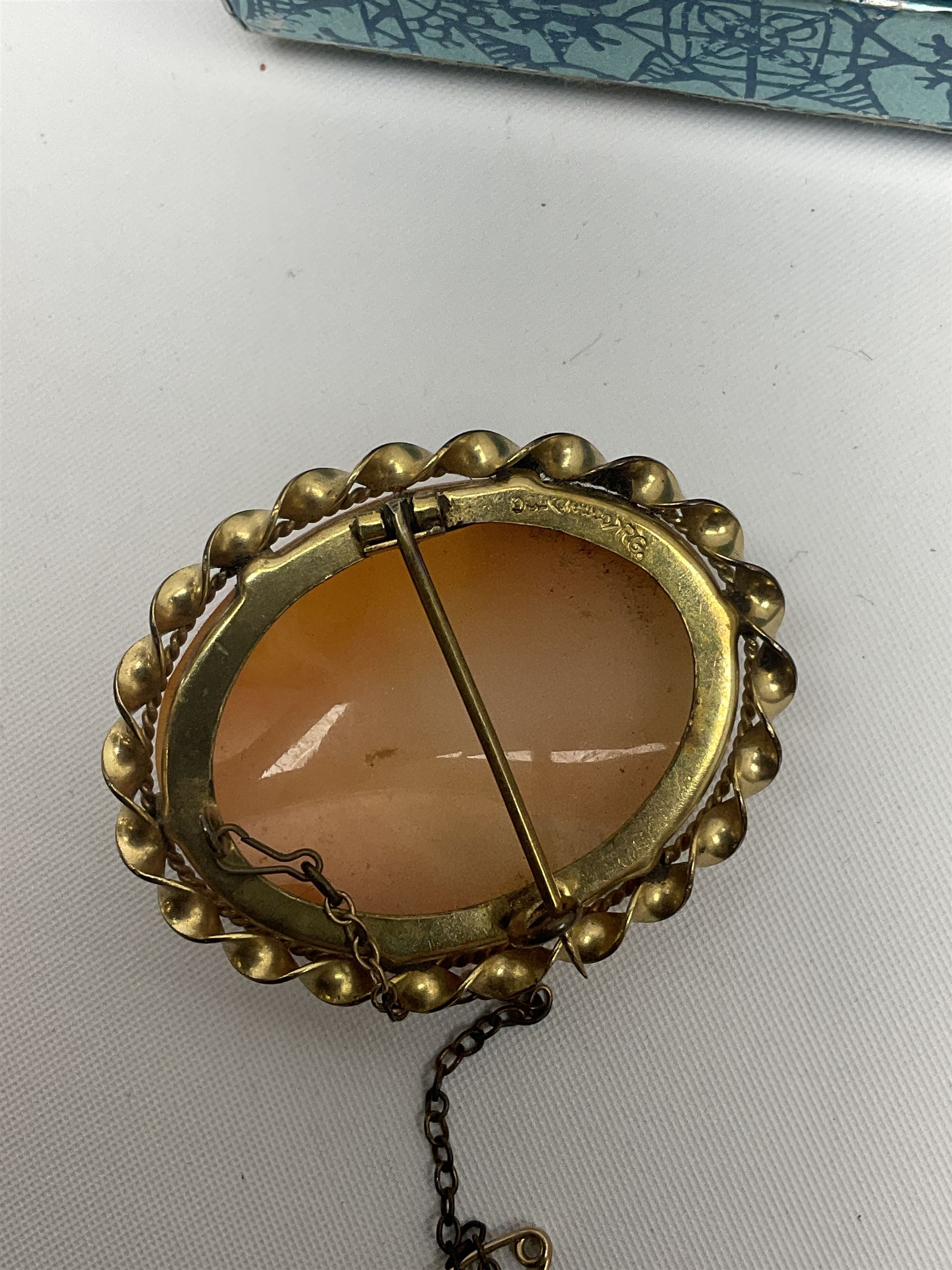 Vintage Christian Dior compact in original box, silver 'Past Mayor' medallion on ribbon by Walker & Hall boxed, Silver Bible pendant on bow brooch hallmarked, stamped 9ct gold cameo and a collection of vintage and later costume jewellery