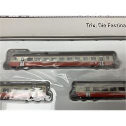 Trix Minitrix 'N' gauge - No.15872 Express Train Passenger five-car set; boxed