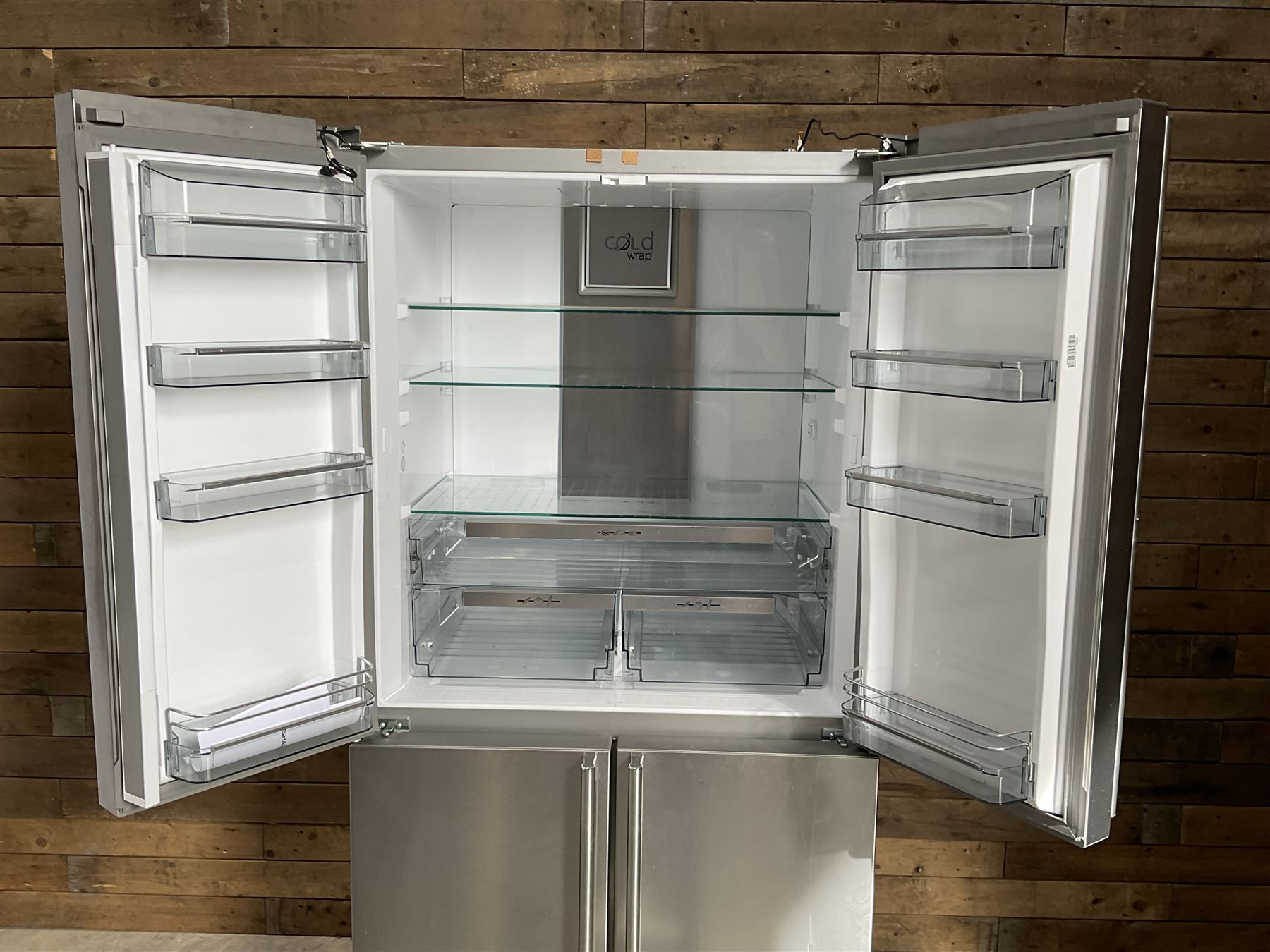 Sharp SJ-F1526E01 side by side fridge freezer, 90cm