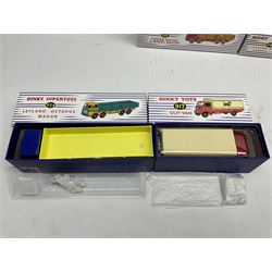 Nine Atlas Dinky die-cast models including, Guy Van 