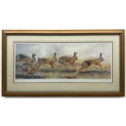 Robert E Fuller (British 1972-): 'Hares 