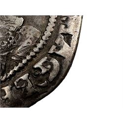 James I Irish 17th century silver one shilling coin