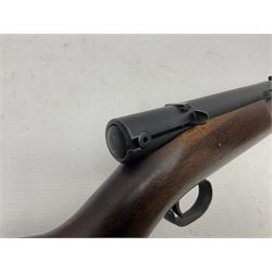 Winchester Model 74 .22 Short semi-automatic single shot rifle, the 61cm(24