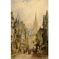 Charles James Keats (British 19th century): 'Albert', watercolour signed 49cm x 31cm