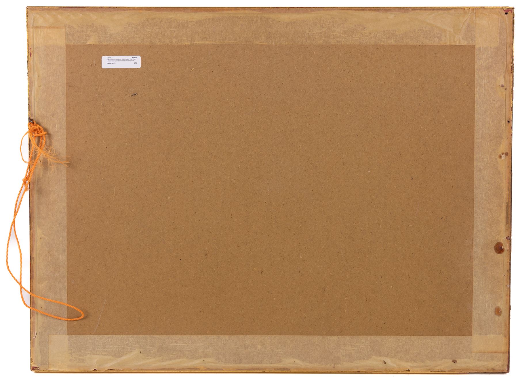 Kate Ernestine Booth (British 1868-1916): 'Ebb Tide', watercolour signed and titled 33cm x 50cm 