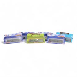 Six Corgi Rail Legends 1:120 scale diecast locomotives, including a limited edition Flying Scotsman example, all boxed 