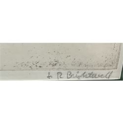 Leonard Robert Brightwell (British 1889-1962): 'Kings in Exile', drypoint etching signed and titled in pencil pub. James Connell & Sons 24cm x 38cm