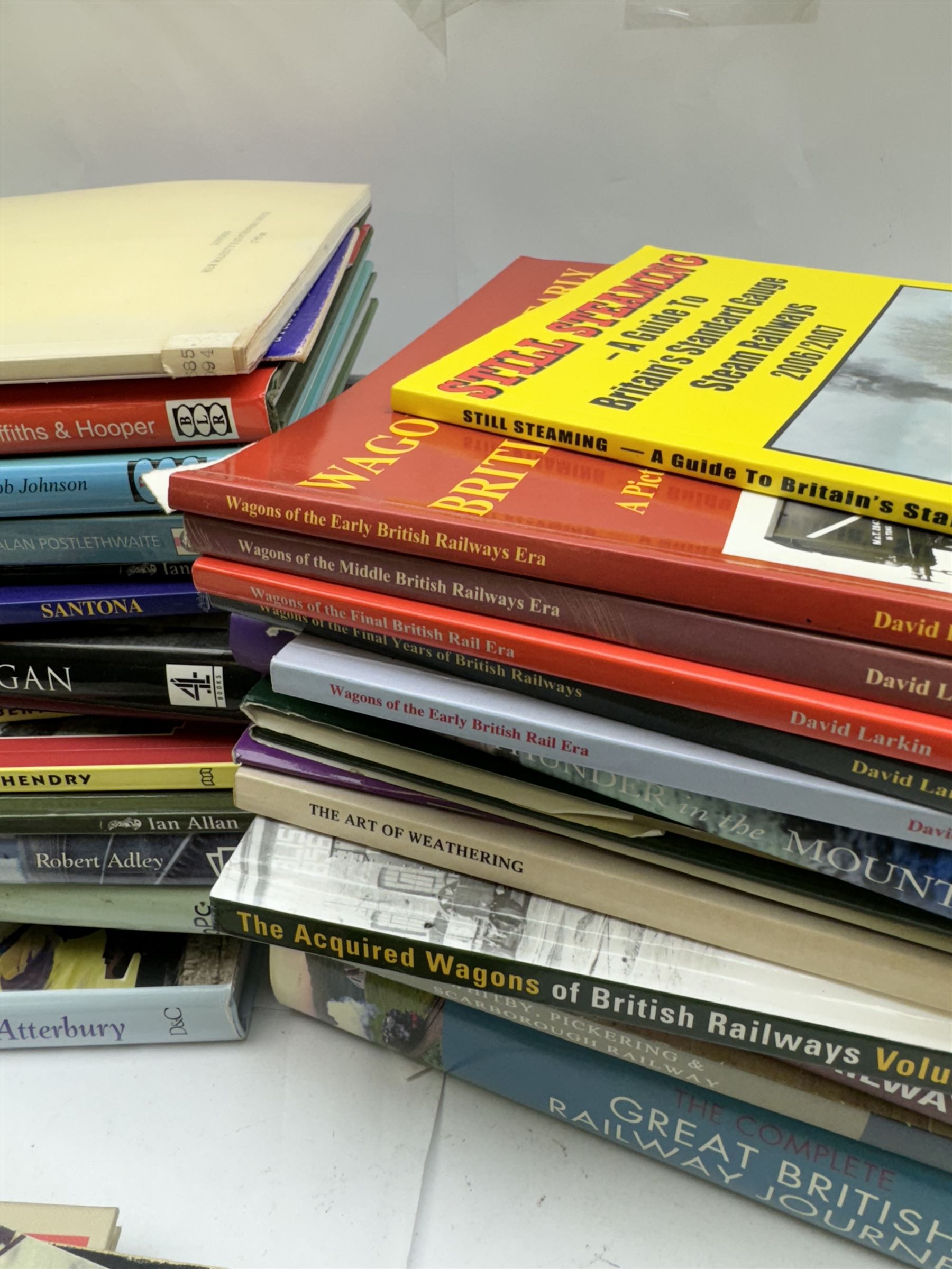 Collection of railway and model railway interest books, including LNER, British Rail and local North Yorkshire examples