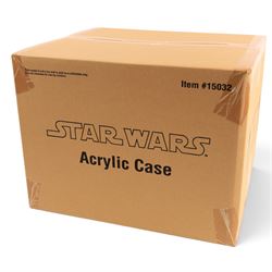 Code 3 Collectibles Star Wars Republic Gunship 1:80 scale diecast replica, on display plinth with acrylic case, boxed, case H26cm, W40cm