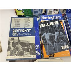 1931 F.A. Cup Final Birmingham City printed silk handkerchief, quantity of Birmingham City football programmes, and Tufty Club silk handkerchief