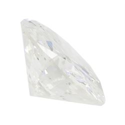 Loose round brilliant cut diamond of 2.49 carat, SI2 clarity, I colour, with World Gemological Institute Certificate 