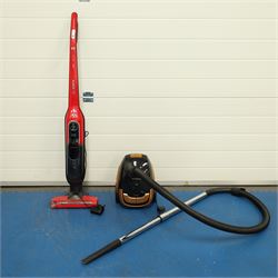 Two domestic vacuum cleaners, Bosch Athlet Series 6, 28v Lithium Power, Vytronix compact v...
