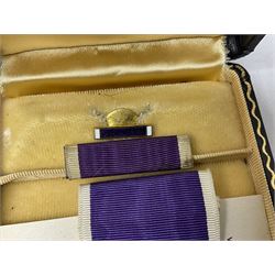 American Purple Heart Medal awarded to 32634848 Charles H. Poppo; cased with identity tags and paperwork; and Bronze Star Medal awarded to U.S. Marine Esteban T. Maranao; cased; American WWII Victory Medal and Asiatic Pacific Campaign Medal