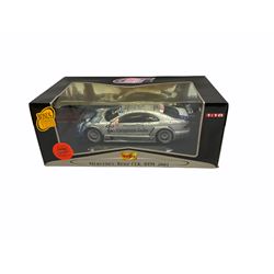 Three Maisto 1:18th scale die-cast models - Special Edition Jaguar XJ220 (1992); GT Racing Mercedes CLK-GTR; and GT Racing Mercedes-Benz CLK-DTM; all boxed (3)