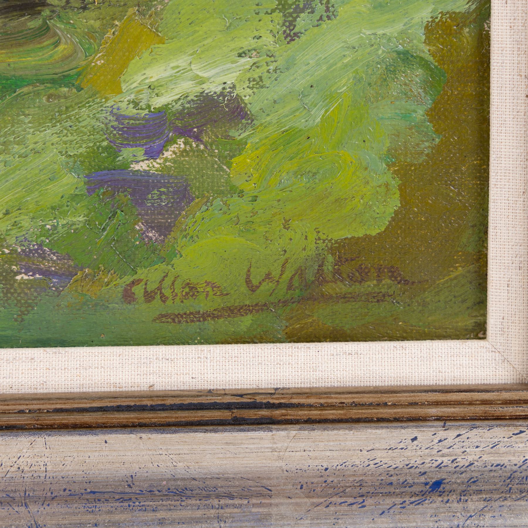 Allan Walton (British 1891-1948): 'Molland - North Devon', oil on canvas signed, partial original title label verso 50cm x 60cm 
Provenance: with Thomas Agnew & Sons, stock no. 9355, label verso; also with Louise Kosman, label verso