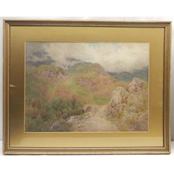 Cuthbert Rigby (British 1850-1935): Lake District Landscapes, two watercolours, one signed with indistinct monogram, the latter signed, 39cm x 54cm and 26cm x 36cm (2)
