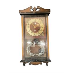 Four 20th century wall clocks