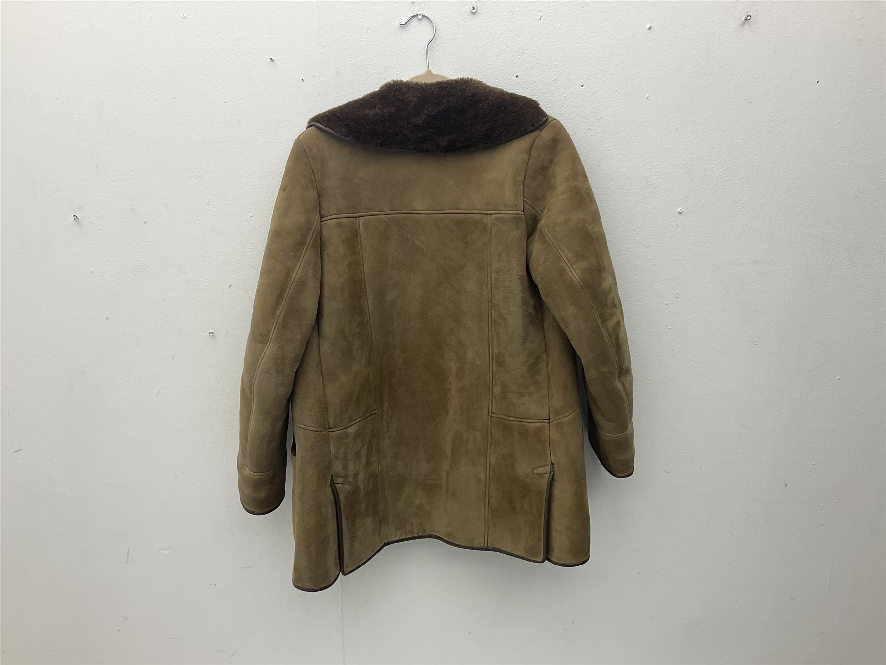 Two sheepskin jackets, one ladies jacket size 12, by Nurseys, and a gentleman's jacket by Baily's   