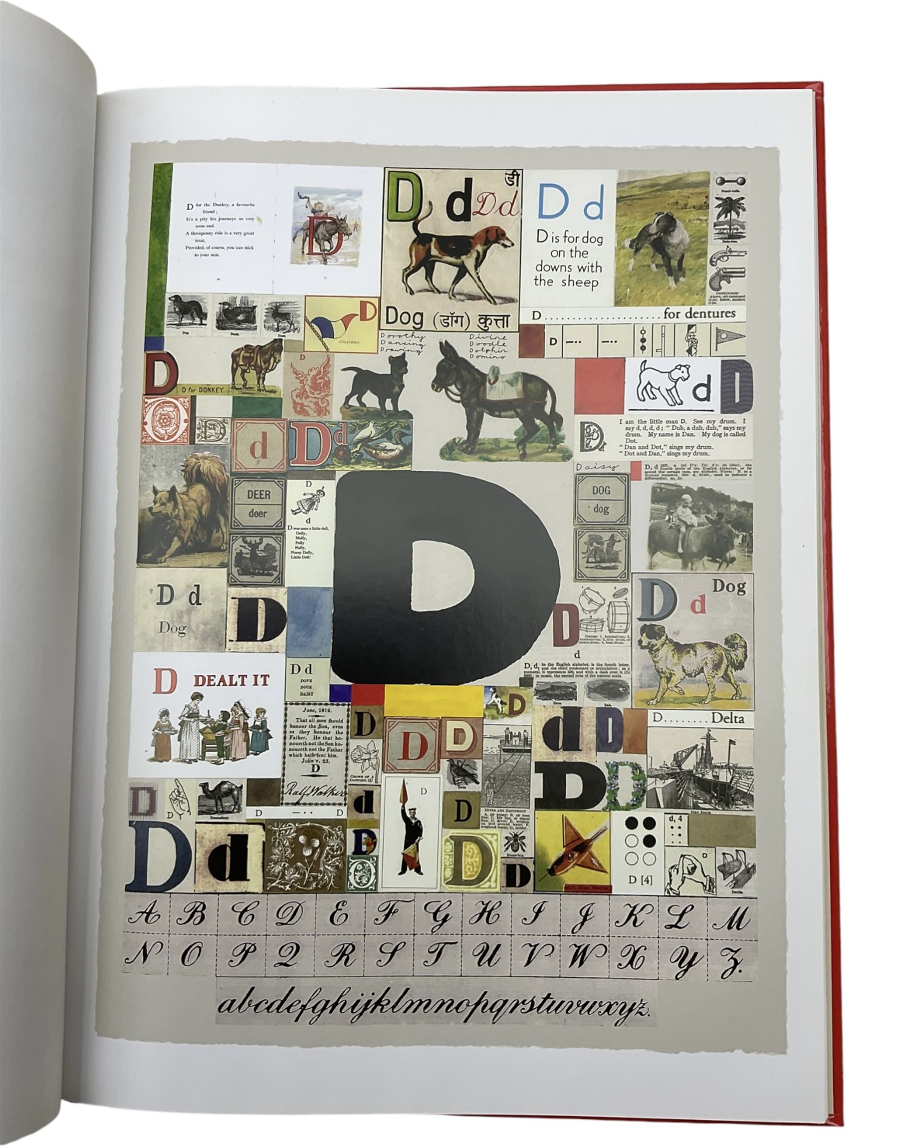 Peter Blake (British 1932-): 'An Alphabet', hardback signed to label on title page, containing a portfolio of reproduced prints from the alphabet series