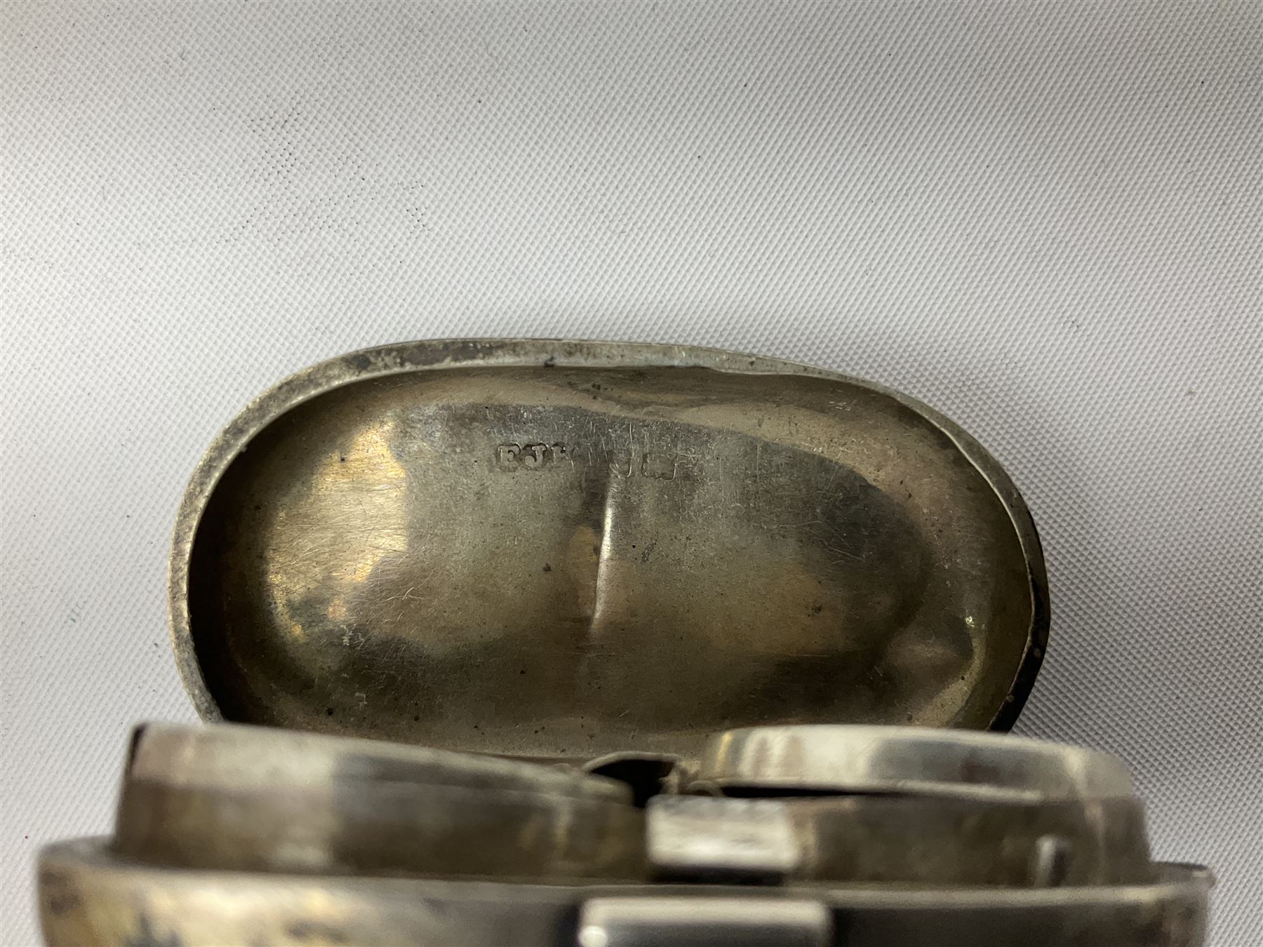 Early 20th century silver card case, of plain rectangular form, hallmarked Birmingham 1912, together with an Edwardian silver sovereign case, approximate weight 64.3 grams